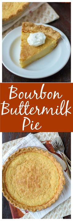 Bourbon Buttermilk Pie