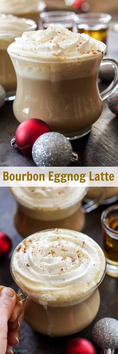 Bourbon Eggnog Latte