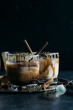 Bourbon Salted Caramel White Russian