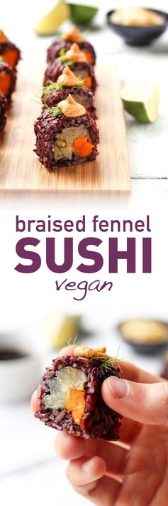 Braised Fennel Sushi