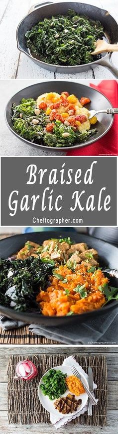 Braised Garlic Kale