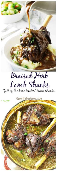 Braised Herb Lamb Shanks