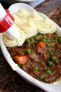 Braised Short Rib Shepard’s Pie with Guinness Gravy