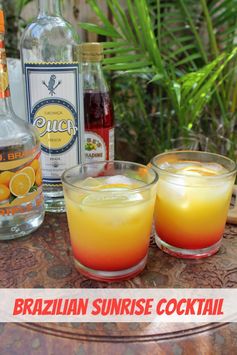 Brazilian Sunrise Cocktail