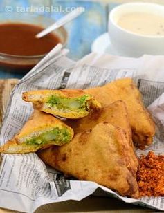 Bread Pakoda, Mumbai Bread Pakora with Aloo Stuffing