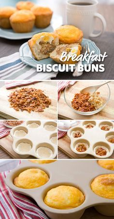 Breakfast Biscuit Buns