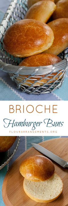 Brioche Hamburger Buns