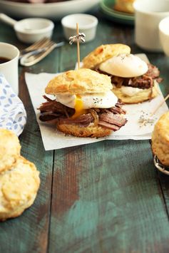 Brisket Breakfast Biscuits