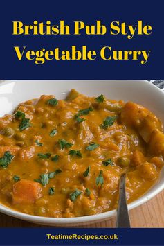 British Pub Style Vegetable Curry