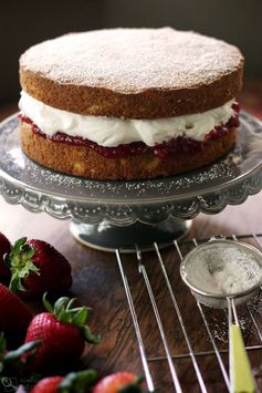 British Victorian Sponge Cake