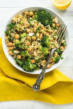 Broccoli & Chickpea Rice Bowl (v/gf