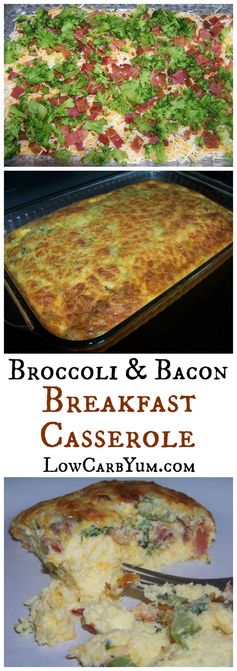 Broccoli Bacon Egg Casserole