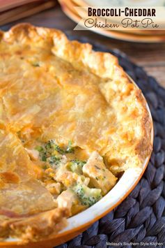 Broccoli Cheddar Chicken Pot Pie