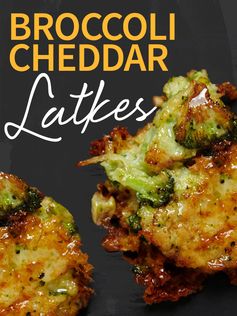 Broccoli Cheddar Latkes