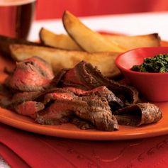 Broiled Flank Steak with Salsa Verde