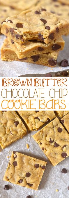 Brown Butter Chocolate Chip Cookie Bars