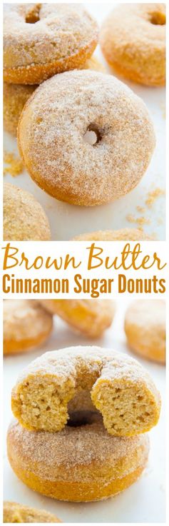 Brown Butter Cinnamon Sugar Donuts