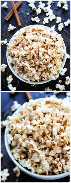 Brown Butter Cinnamon Sugar Popcorn