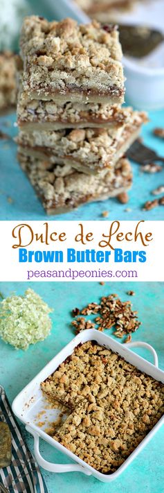 Brown Butter Dulce de Leche Bars