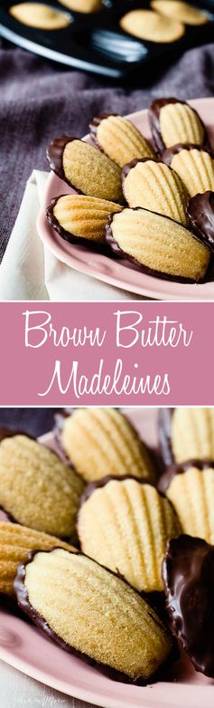 Brown Butter Madeleines