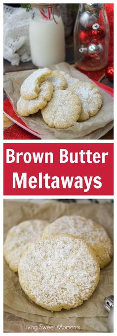 Brown Butter Meltaway Cookies