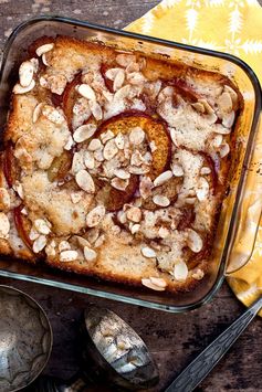 Brown Butter Nectarine Cobbler/Cake