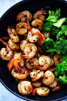 Brown Butter Spicy Garlic Shrimp