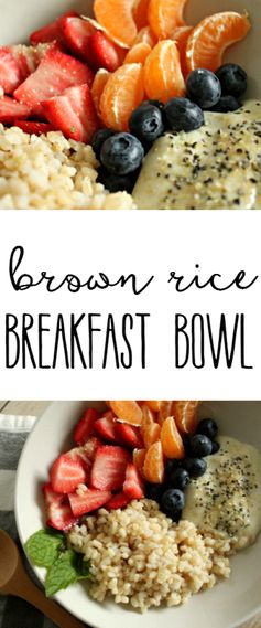 Brown Rice Breakfast Bowl