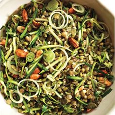 Brown Rice Salad with Crunchy Sprouts and Seeds