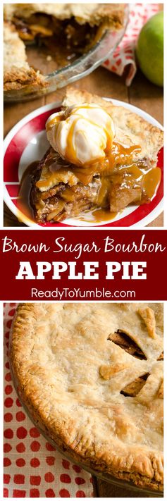 Brown Sugar Bourbon Apple Pie