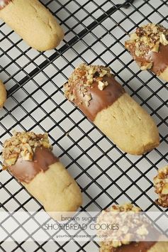 Brown Sugar Shortbread Cookies