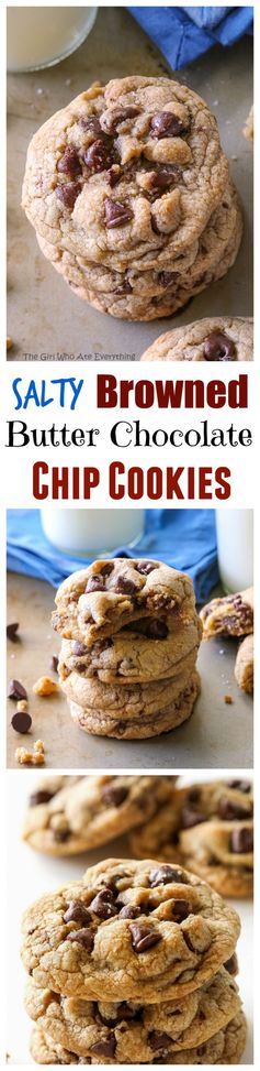 Browned Butter Chocolate Chip Cookies