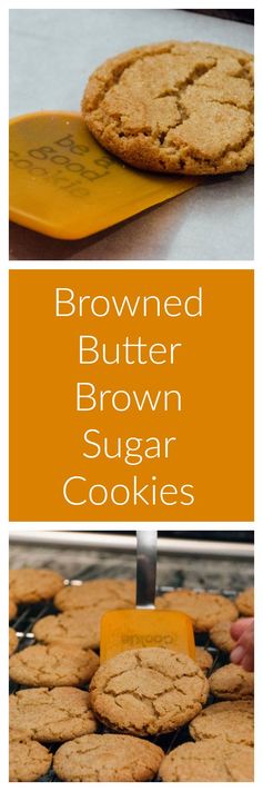 Browned Butter Dark Brown Sugar Cookies