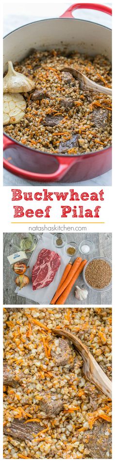 Buckwheat and Beef Pilaf (Plov