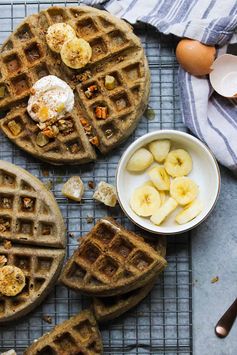 Buckwheat Eggnog Waffles