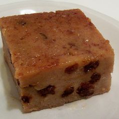 Budin de pan (Traditional Puerto Rican white bread pudding