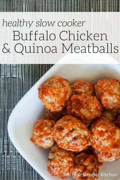 Buffalo Chicken and Quinoa Meatballs