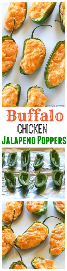 Buffalo Chicken Jalapeno Poppers