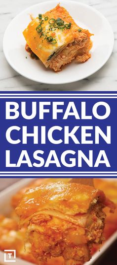 Buffalo Chicken Lasagna Super Bowl