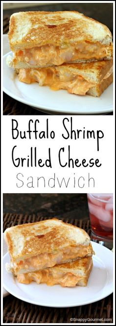 Buffalo Shrimp Grilled Cheese