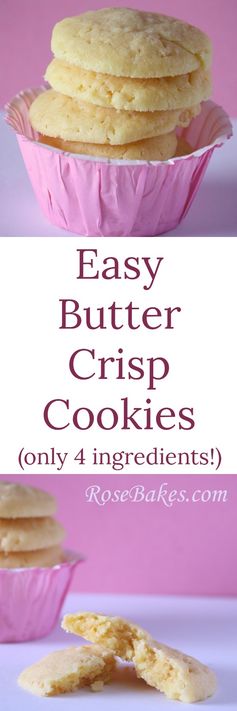 Butter Crisp Cookies