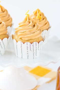 Butterbeer Frosted Cupcakes