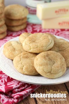 Buttered Rum Snickerdoodles