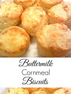 Buttermilk Cornmeal Biscuits with Honey Butter