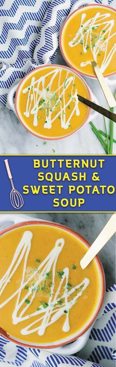 Butternut Squash & Sweet Potato Soup