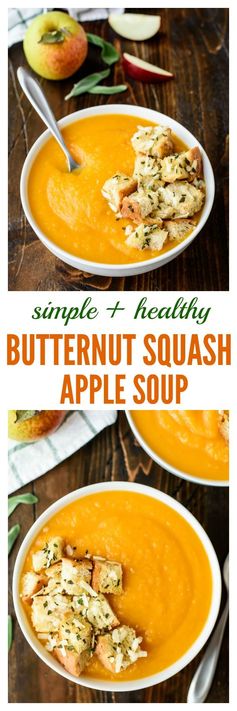 Butternut Squash Apple Soup