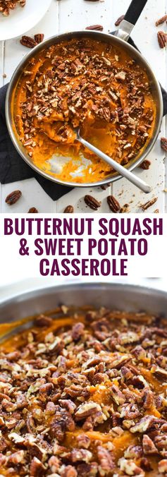 Butternut Squash Sweet Potato Casserole