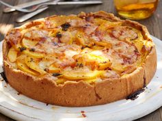 Butternut Squash Tart with Chile Honey