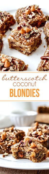 Butterscotch Coconut Blondies