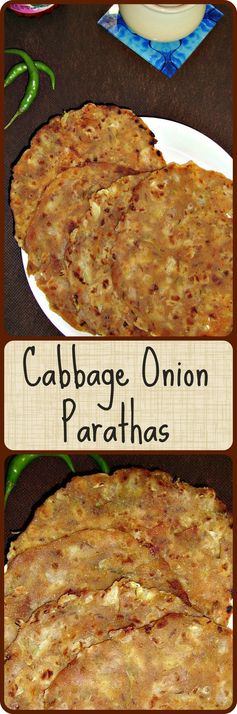 Cabbage Onion Paratha